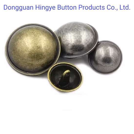 Brass Button with Brass Tin Color for Pants
