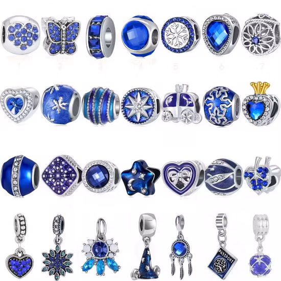 Colourful Metal Beads Metal Pendants DIY Jewelry Set DIY Jewelry Accessory