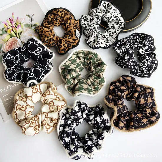 Milk Tea Color Zebra Print Leopard Print Polka Hairband Korean Hair Accessories 