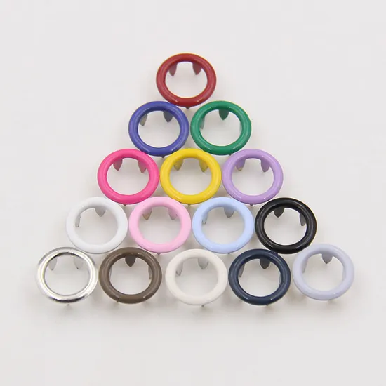 Best Selling Colorful Prong Metal Snap Button for Clothing 