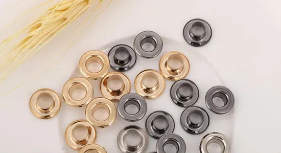 High Quality Metal Eyelet for Shoes Clothings Bags, High Quality Round Metal Iron Claw Grommet Eyelet 