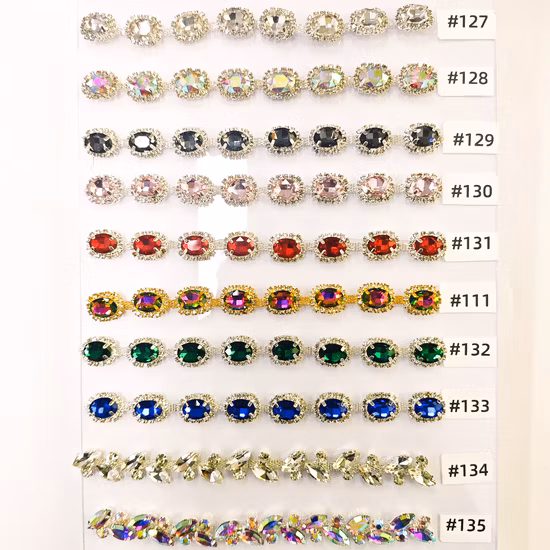 Glass Teardrop Pointback Chatons Rhinestones Cabochons Drop Shape Crystal Rhinestone Beads Stones Wedding Dress Garments Bag Accessories