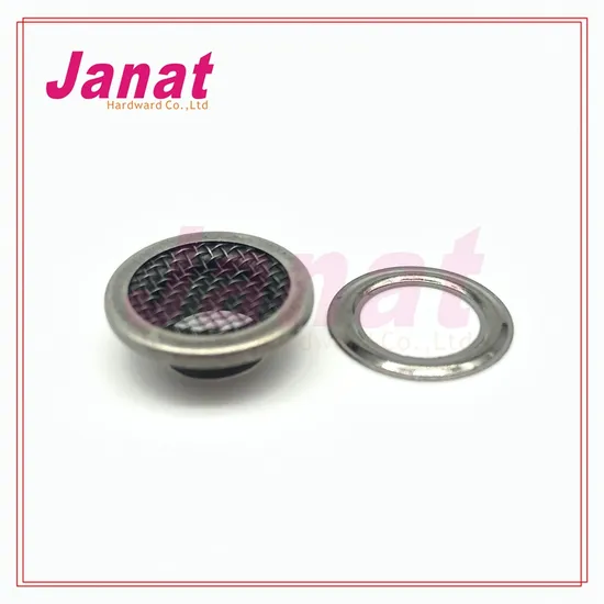 Net Covered Metal Eyelet, Special Design Brass Eyelet, Stainless Steel Eyelet 