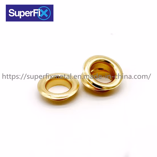 China Factory 5mm Custom Size Shoes Hoodies Grommet Metal Garment Eyelets