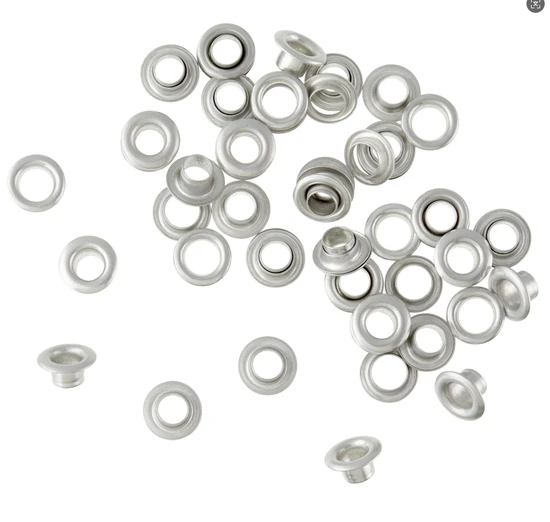 Metal Iron Eyelet Grommets Garments for Leather Craft Shoes Belts Caps Bags Clothes Metal Eyelets 