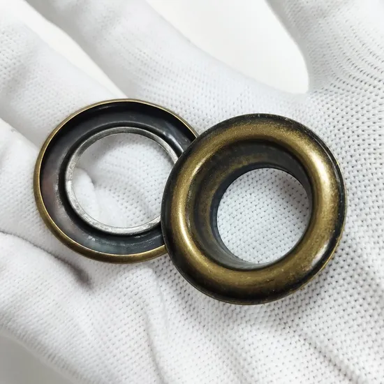 High Quality Metal Eyelet Gold Curtain Rings Grommet for outdoor Tent 